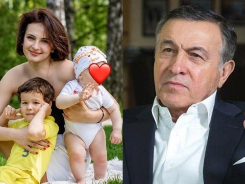 Araz Ağalarovun 27 yaşlı xanımı və övladları - FOTO