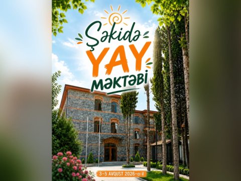 Şəkidə "Yay məktəbi" təşkil olunub - VİDEO