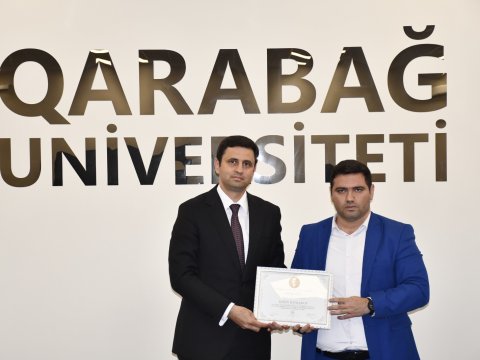 &ldquo;Firidun bəy Köçərli&rdquo; mükafatı Qarabağ Universitetinin rəhbərliyinə təqdim edildi