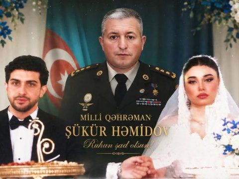 Milli Qəhrəmanımızın qızının toyudur
