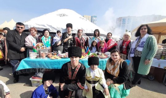 Qazaxıstanda keçirilən festivallarda diasporumuz təmsil olunub - FOTO