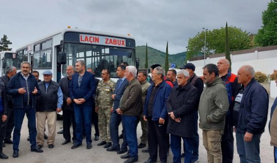 Laçında müntəzəm marşrut xətləri açıldı - FOTO