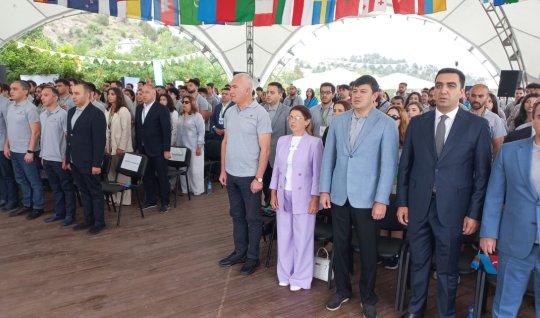 Laçında Diaspor Gənclərinin V Yay Düşərgəsinin açılışı olub - FOTO