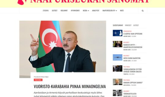 Finlandiya mətbuatında Azərbaycanla bağlı məqalə dərc olundu