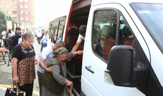 59 laçınlı doğma yurduna yola salındı