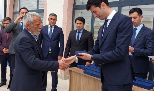 Sarıcalıya köçənlərə evlərin açarları verildi - FOTO