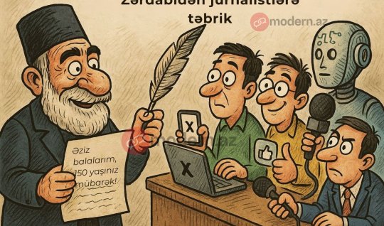 Zərdabi jurnalistləri TƏBRİK ETDİ