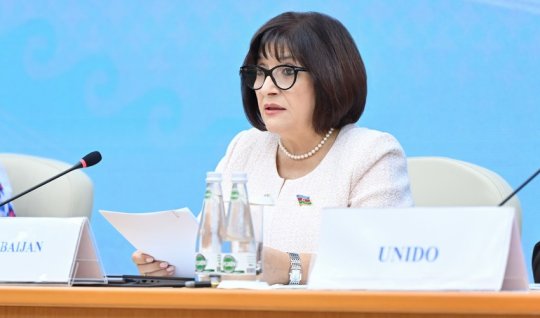 Spiker Türkmənistanda keçirilən Parlamentlərarası Forumda çıxış etdi