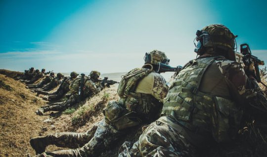 3 years have passed since the September battles - Our army on the shore of Lake Bala Goycha...