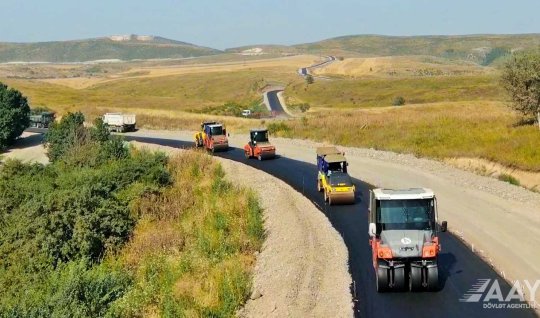 Suqovuşan-Kəlbəcər yolunun tikintisi ilə bağlı son durum - GÖRÜNTÜLƏRR