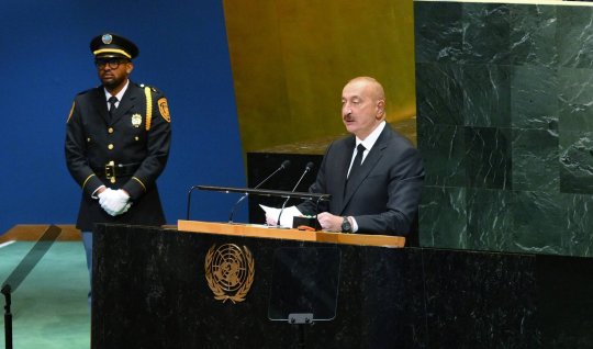 İlham Aliyev'den BM paylaşımı