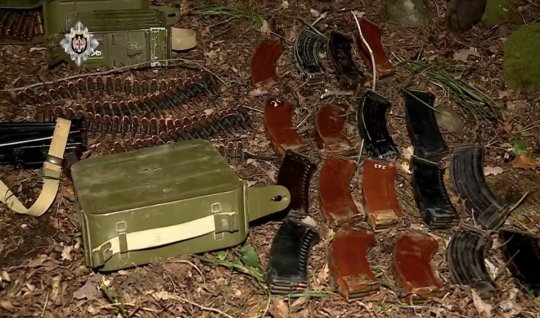 Georgian State Security Service seized a large quantity of weapons and ammunition in Tbilisi