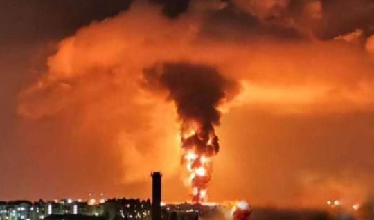 Ukraine bombed Crimea's largest oil depot - VIDEO