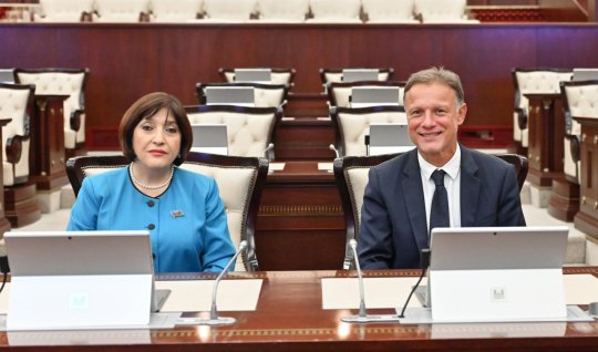 Sahibə Qafarova Xorvatiya parlamentinin sədri ilə görüşüb