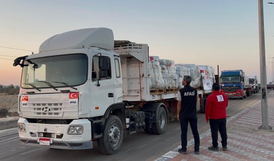 Humanitarian aid from Turkey to Gaza 