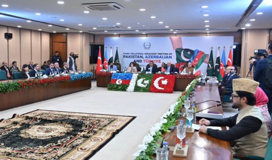 Azərbaycan-Pakistan-Türkiyə Parlament Sədrlərinin Üçüncü Üçtərəfli Görüşü keçirilir