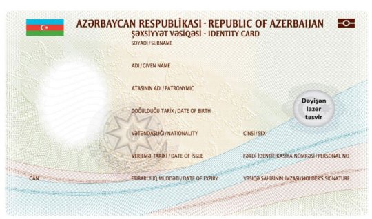 Azərbaycanda yeni şəxsiyyət vəsiqələrinin verilməsinə BAŞLANILIB