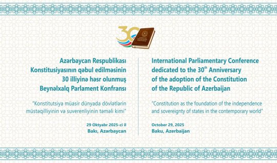 Milli Məclisdə beynəlxalq konfrans keçiriləcək