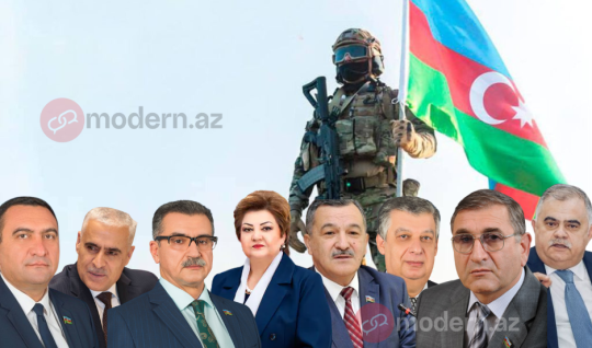 Övladı əsgərliyə gedən DEPUTATLAR