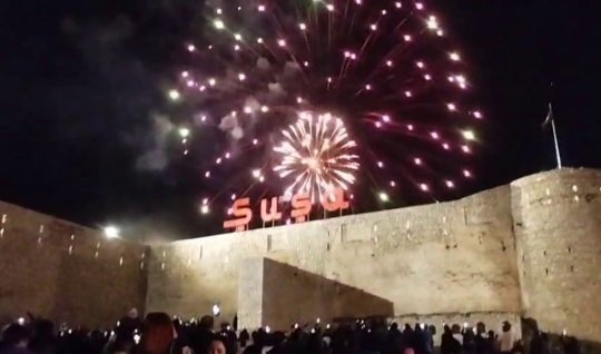 Şuşada möhtəşəm atəşfəşanlıq - FOTO