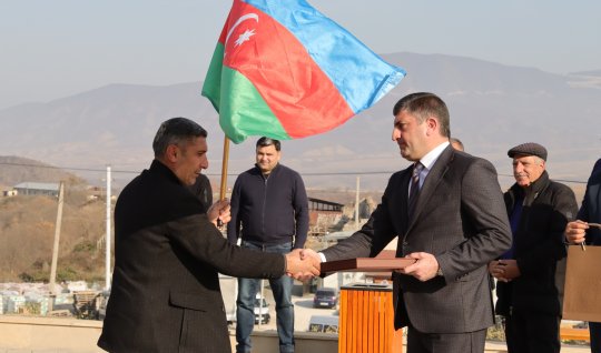 Köç karvanı Xocalının Xanyurdu kəndinə çatdı - FOTO