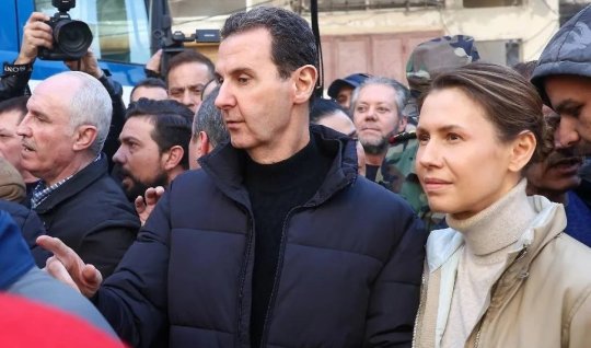 What are Bashar al-Assad and his family doing in Moscow?