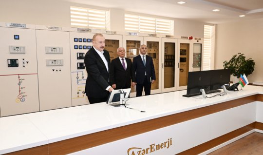 &ldquo;Xankəndi-1&rdquo; elektrik yarımstansiyası istismara verildi - FOTOLAR