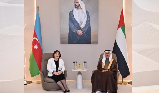 Sahibə Qafarova BƏƏ-də səfərdədir