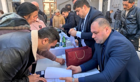 Köç karvanı Xocavənd şəhərinə çatıb - FOTOLAR