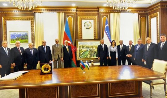 Azərbaycanlı deputatlar Özbəkistan səfirliyində - FOTOLAR