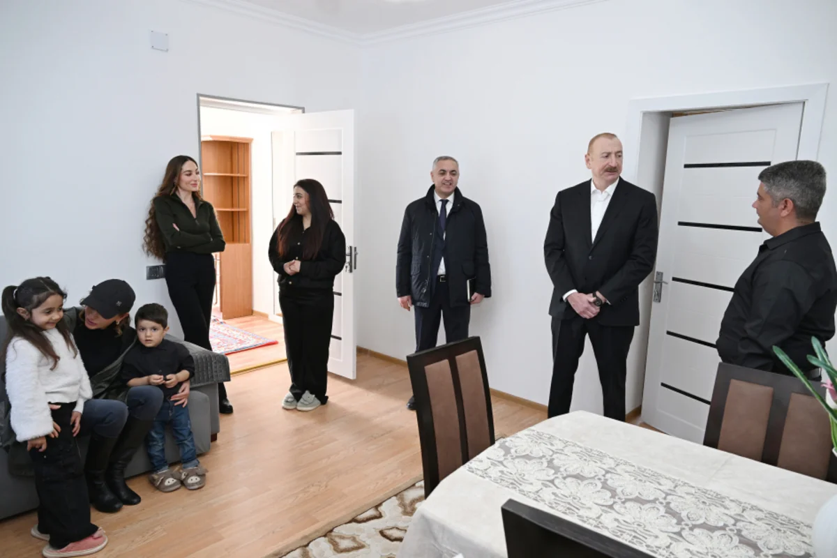 İlham Əliyev Xocalının Xanabad kəndində