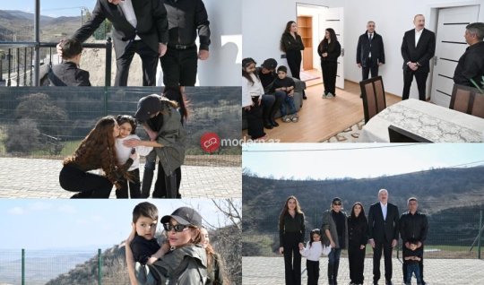 Prezidentin qonaq getdiyi Xocalı sakini:&nbsp;"Sevincimizin həddi-hüdudu yoxdur"