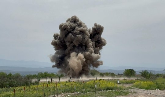 Ağdamda 41 yaşlı kişi minaya düşüb