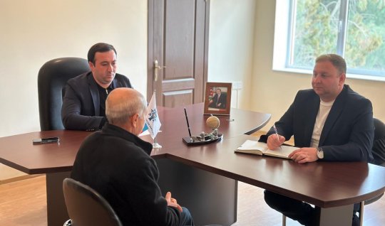 Mahir Süleymanlı Şabranda vətəndaşlarla görüşdü