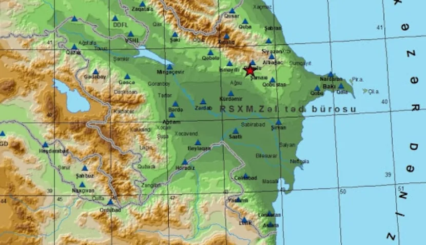 Azerbaycan'da yeniden&nbsp;deprem oldu