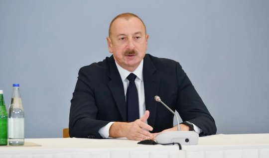 الهام علی اف در افتتاحیه مجمع دیپلماسی در آنتالیا