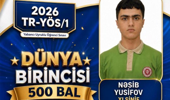 Azərbaycanlı şagird dünya birincisi oldu