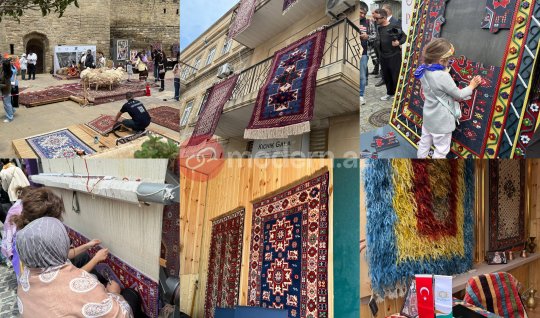 فرهنگ های مختلف در ایچری‌شهر به هم رسیدند: از جشنواره فرش - گزارش تصویری