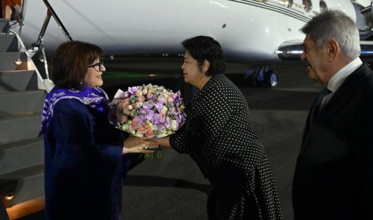 Sahibə Qafarova Özbəkistana getdi