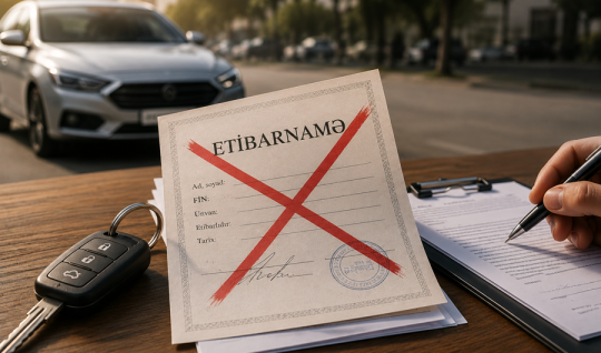 Azərbaycanda avtomobillərdə etibarnamə tələbi aradan qaldırılır