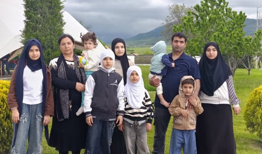 10 övladı olan gənc ailə Xocalıya köçdü&nbsp;- FOTO&nbsp;