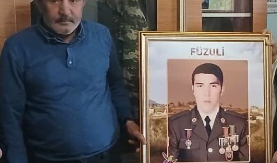 Şəhid atası vəfat edib