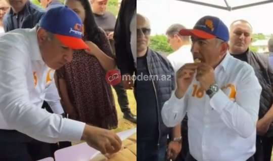Paşinyan pirojkidən donuza keçdi - VİDEO