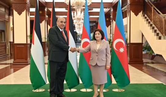 Sahibə Qafarova iordaniyalı həmkarı ilə görüşdü