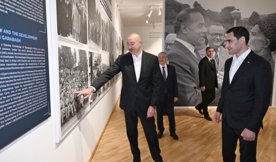 Şuşada &ldquo;Heydər Əliyev və Qarabağ&rdquo; sərgisi ilə tanışlıq