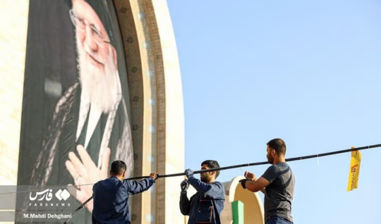 آماده‌سازی برای مراسم تشییع خامنه‌ای با حضور میلیون‌ها نفر - عکس