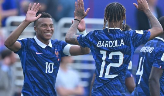 Interesting fact about the French national team: scored at least 3 goals against everyone