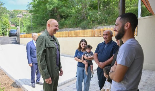 Artıq köçkün həyatı keçmişdə qaldı -&nbsp;Prezident