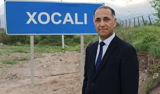 Jurnalistə Qarabağda ev verildi - FOTO