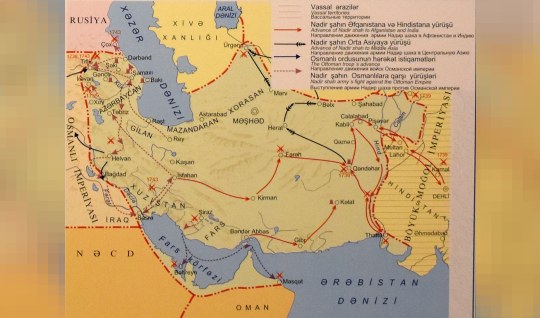 Tarihçiler Azerbaycan tarihinin en büyük imparatorluğunun haritasını paylaştılar